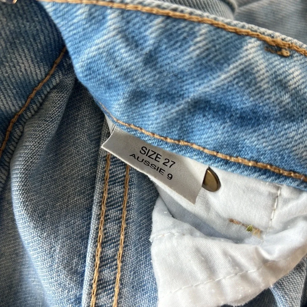 ROLLA’S Original High Rise Straight Denim Jeans Size 27 (9) - Picture 4 of 4